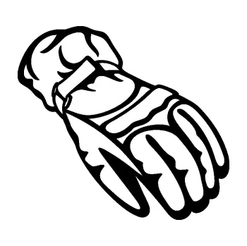 Samolepící dekorace SAMOLEPKA Motorkářské rukavice 003 pravá (01 - černá) NA AUTO, NÁLEPKA, FÓLIE, POLEP, TUNING, VLASTNÍ TEXT, TISK, AUTOSAMOLEPKY.cz, POLEPY, OBRÁZEK, LOGO, SAMOLEPKY