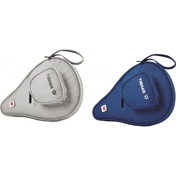 Raketový sport TIBHAR - Hong Kong pouzdro Round s kapsou Barva: Modrá, Velikost: Jednoduché pouzdro