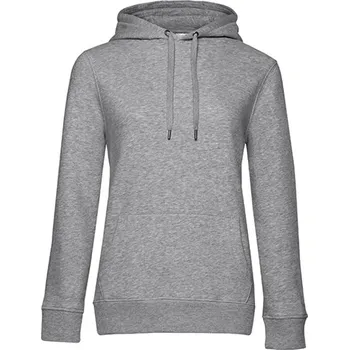 Pánská mikina B&C Dámská mikina pře hlavu WW02Q Heather Grey 3XL