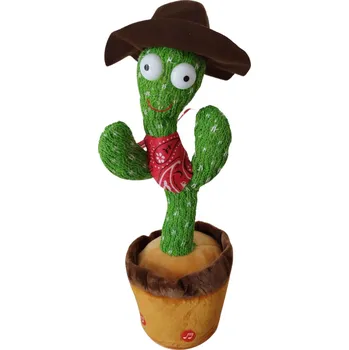 Zpívající a tancující kaktus s oblečením 30 cm plyšák Zpívající a tancující kaktus s oblečením 30 cm