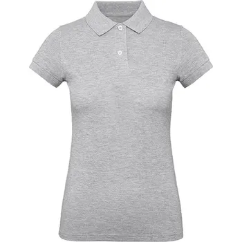 Dámská košile B&C Dámská polokošile PW440 Heather Grey XXL