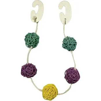 Hračka hlod. proutí Gemstone Forest ozdobný řetěz s úchyty 22x6x2,5cm