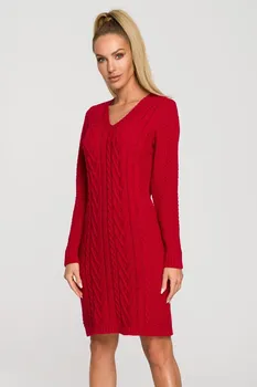 Dámské šaty Moe M713 červené