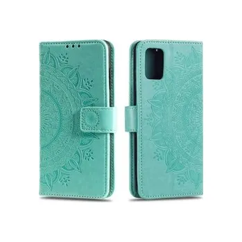 Pouzdro na mobilní telefon Knížkové pouzdro Galaxy A31 - mandala tyrkysová