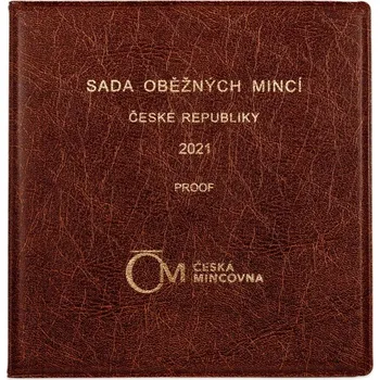 Sada oběžných mincí 2021 proof /koženkový obal/