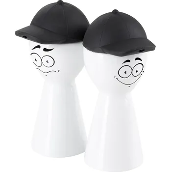 Nádoba na olej a ocet by inspire Set olej/ocet Face, černá 7D359-B