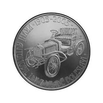 2005 - Pamětní stříbrná mince Automobil Mladá Boleslav, Proof