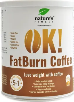 Spalovač tuku Nutrisslim Nature's Finest OK! Fat Burn 150 g káva