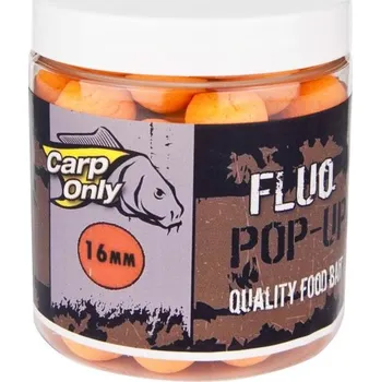 Boilies CARP-ONLY Plovoucí boilies CARP ONLY Fluo Orange 80g Varianta: FLUO POP UP BOILIE ORANGE 16MM 80G