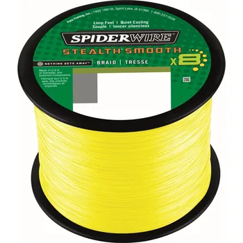 Šňůra Spiderwire Stealth Smooth 8 Žlutá METRÁŽ Varianta: STEALTH SMOOTH8 ŽLUTÁ 2000M 0,09MM 7,5KG