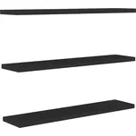 Tmavě šedé police v sadě 3 ks Boss - Kalune Design ID_1465736