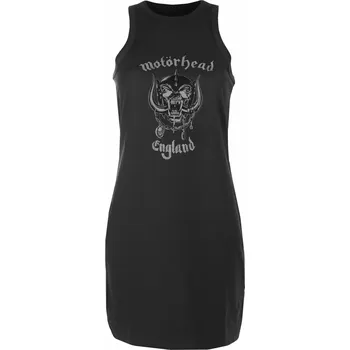 Dámské šaty šaty dámské Motörhead - ENGLAND FITTED DRESS - CHARCOAL - AMPLIFIED - XS