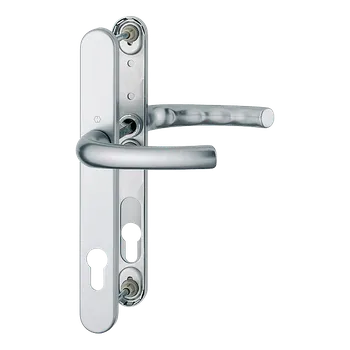 HOPPE Bezpečnostní kování Tokyo Provedení: klika - klika, Povrch: F1 - stříbrný elox, Rozteč: 92 mm