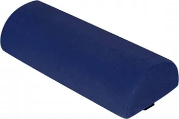 Polštář Qmed Lumbar Half Roll modrý 42 x 18 x 10 cm