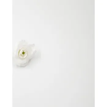 umělá květina Růže 006 bílá