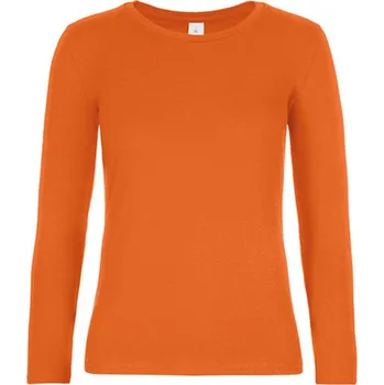 Dámské tričko B&C Dámské tričko s dlouhým rukávem TW08T Urban Orange XXL