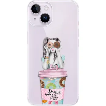 Pouzdro na mobilní telefon Odolné silikonové pouzdro iSaprio - Donut Worry - iPhone 14