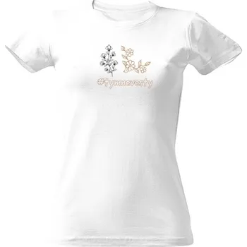 Dámské tričko Tričko s potiskem Tým nevěsty- květinová edice dámské
