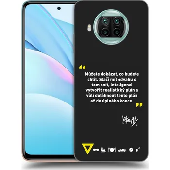 Pouzdro na mobilní telefon Picasee silikonový černý obal pro Xiaomi Mi 10T Lite - Kazma - MŮŽETE DOKÁZAT, CO BUDETE CHTÍT