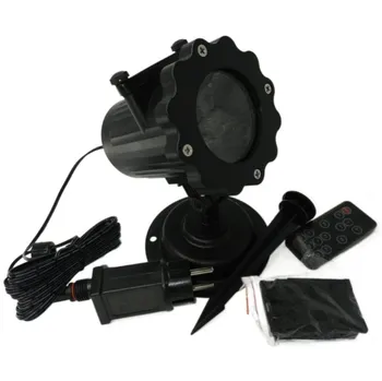 Světelný efekt Venkovní vánoční LED projektor se 4 vyměnitelnými motivy 1806