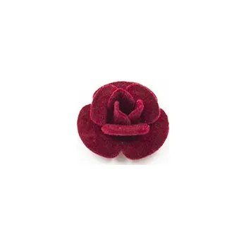 umělá květina Růže kovová vínová velká