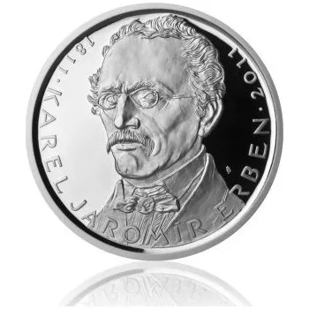 2011 - Stříbrná mince Karel Jaromír Erben, Proof