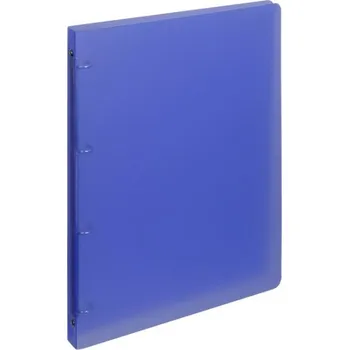 Desky A4, hřbet 2 cm, 4 kroužky, transparentní modrá