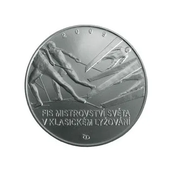 2009 - Pamětní stříbrná mince MS v lyžování Liberec, b.k.