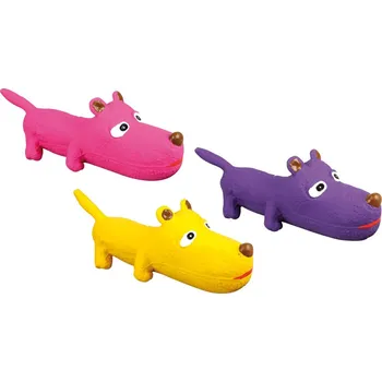 Hračka pro psa Karlie Hračka pro psy pískací latexová různé barvy 26x8x9cm