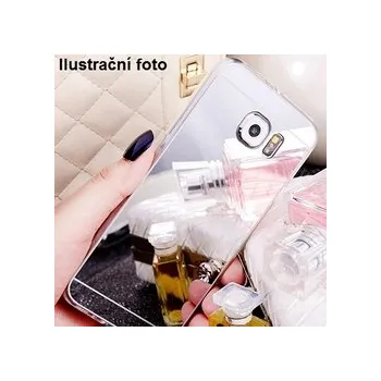 Pouzdro na mobilní telefon Zrcadlový silikonový obal Samsung G930 Galaxy S7 - stříbrný