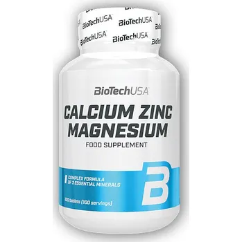 BioTech USA Calcium Zinc Magnesium 100 tablet