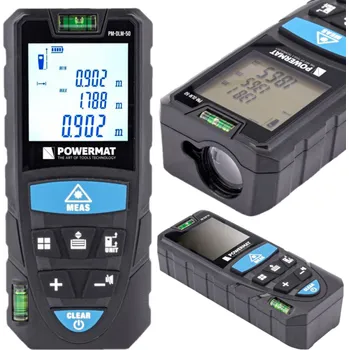 Autodiagnostika POWERMAT Laserový měřič vzdálenosti 0.05-50m, dálkoměr