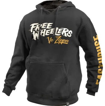 Fasthouse VonZipper Free Wheelers Hooded Pullover Black Velikost: S