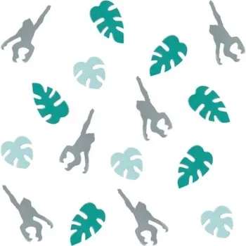 Konfeta Ginger Ray Safari party "Let's Go Wild" - Konfety Opička a listy 13 g