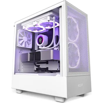 PC skříň NZXT skříň H5 Flow edition bílá