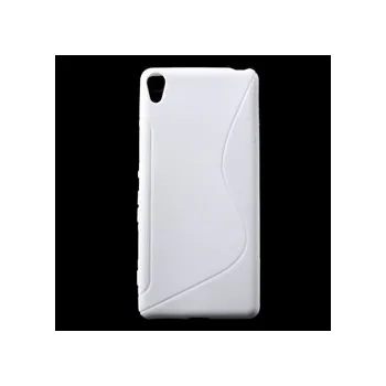 Pouzdro na mobilní telefon Silikonové pouzdro obal Sony Xperia XA - bílé