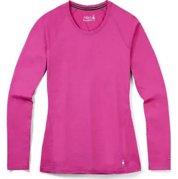 Smartwool W Classic All-Season Merino Baselayer Crew Festive Fuchsia S