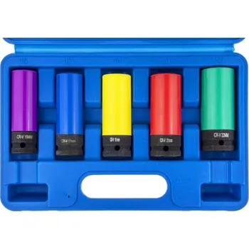 Gola sada Falcon Úderové klíče na ALU Kola 1/2´ 5ks 15-22 mm