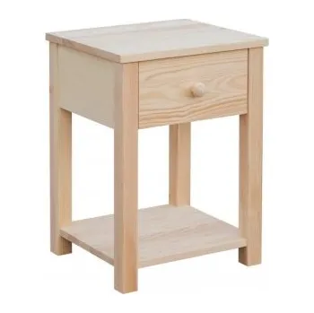 Šatní skříň Noční stolek MATYÁŠ SN04 z masivního dřeva Barevné provedení: Dub