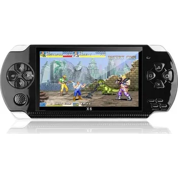 Herní konzole Přenosná herní konzole X6 8 GB 2000 her černá