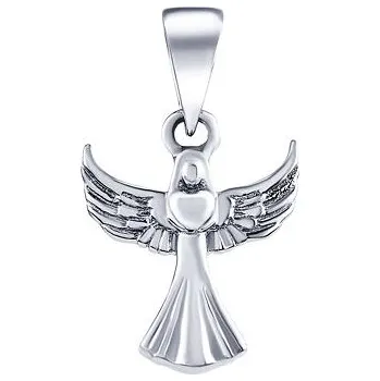Šperk Stříbrný přívěsek anděl Esme se srdcem MW3420P