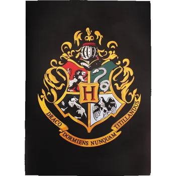 Sešit Half Moon Bay Sešit A5 Harry Potter - Bradavice černý