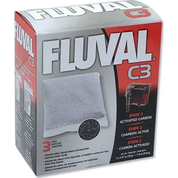 Akvarijní filtr Náplň sáčky aktivní uhlí FLUVAL C3 (3ks)
