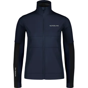 Dámská softshellová bunda Dámská softshellová mikina NORDBLANC FJORD NBSSL7657 MODRÁ 36