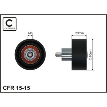 Vratná/vodicí kladka, ozubený řemen CAFFARO 15-15