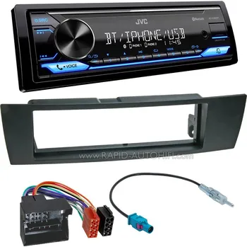 Auto Hi-Fi Autorádio BMW 1 E81 E82 E87 E88 JVC KD-X382BT Bluetooth s instalační sadou