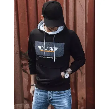 Pánská mikina Dstreet pánská mikina BX5383 černá XL