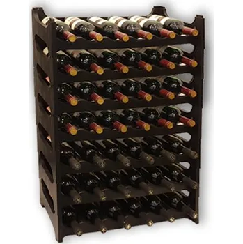 Stojan na víno Stojan na víno PL 42 lahví - černý