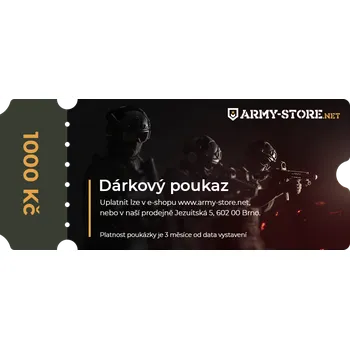 Dárkový potravinový koš ARMY-STORE Dárkový poukaz 1000 Kč