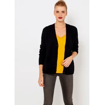 Dámský svetr Camaïeu Kašmírový kardigan černý S